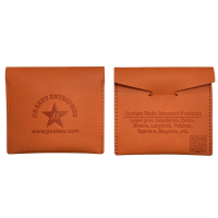 envelope design leather challenge coin holders