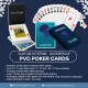 wholesale promotional custom logo printed PVC poker playing cards