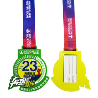 manufacturer custom 2D logo PVC medal wholesale