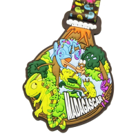 customized 3D PVC rubber medal