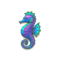 OEM rainbow plated enamel pin manufacturer