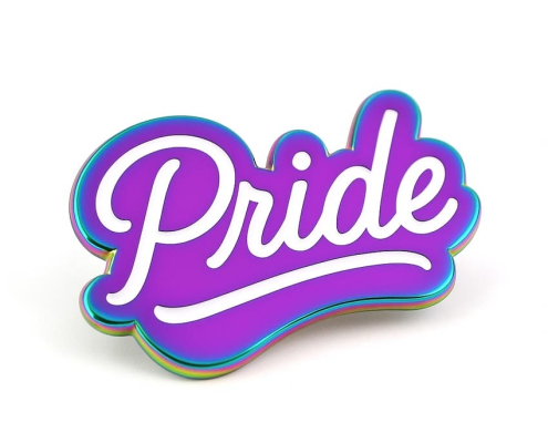 manufacturer custom logo rainbow plated gay pride lapel pin