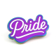 manufacturer custom logo rainbow plated gay pride lapel pin