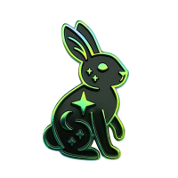 manufacturer customized rainbow plated soft enamel pin