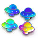 custom rainbow plated enamel pins wholesale