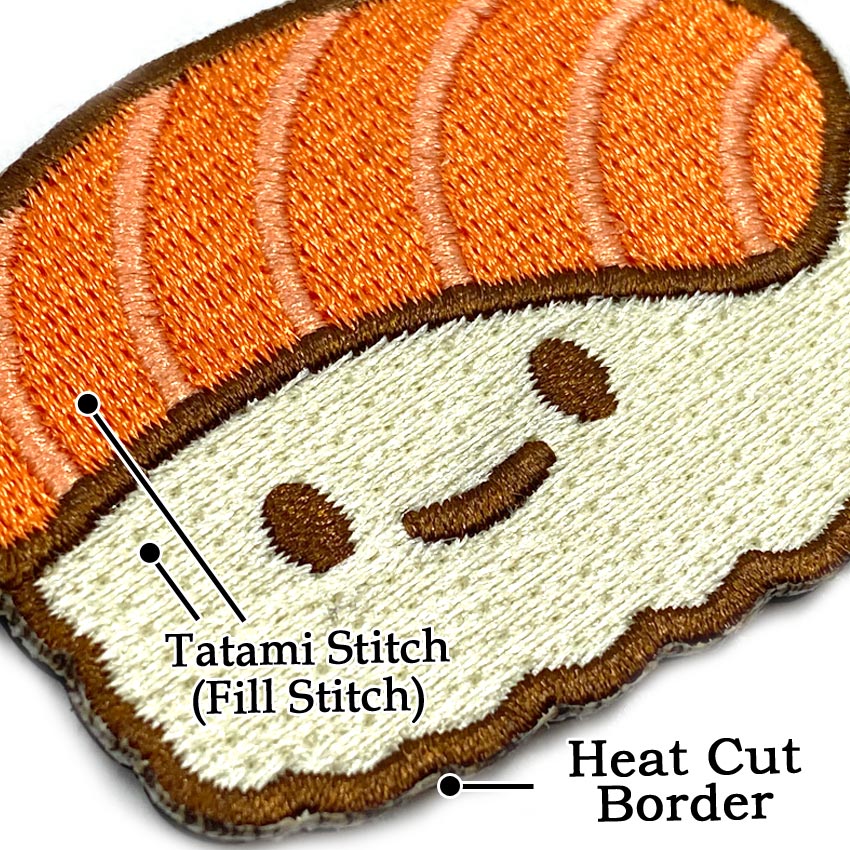 Full Embroidered Background (Tatami Stitch)