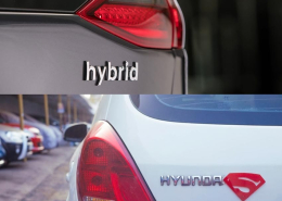 custom logo ABS car stickers tail box letters emblem