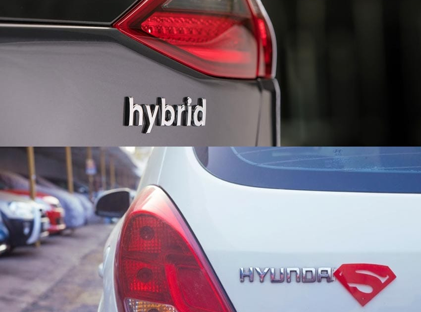 custom logo ABS car stickers tail box letters emblem