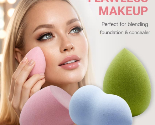 custom logo makeup sponge beauty blenders wholesale