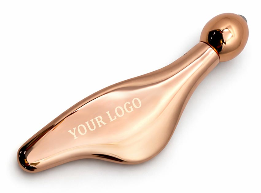 custom metal eye cream applicator with logo engraving