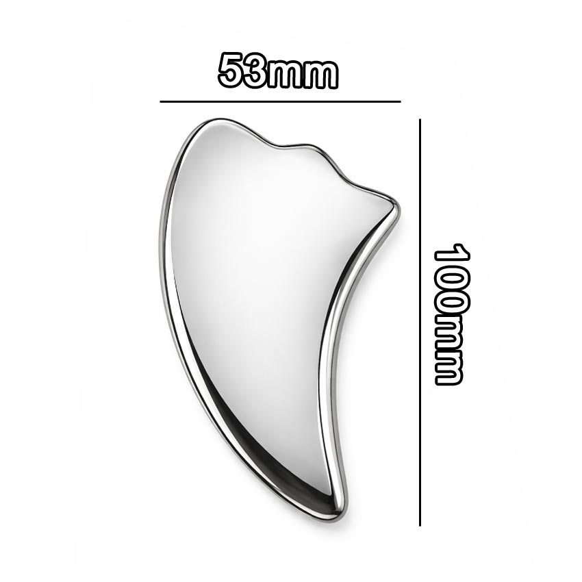Wholesale Custom Logo Metal Horn Shape Gua Sha Massager Tool