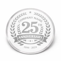 custom logo anniversary metal coaster souvenir