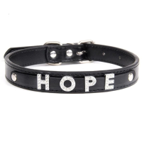 slide metal letter A-Z 26 alphabet letters dog collars wholesale