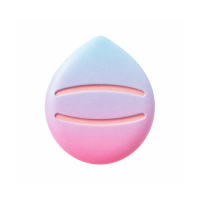 Wholesale custom logo gradient powder puff premium cosmetic sponge for branding