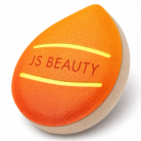 promotional custom printed logo branded PU soft makeup powder puff wholesale