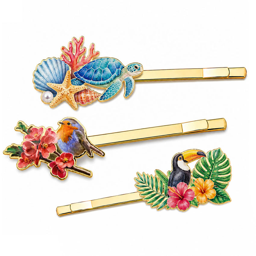 Hairpin Manufacturer Custom UV Printed Hair Pins Wholesale