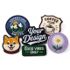 manufacturer custom logo embroidered patches wholesale
