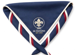 manufacturer custom embroidered logo boy scout neckerchief