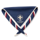 manufacturer custom embroidered logo boy scout neckerchief