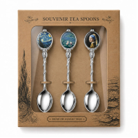 Kraft Window Box Packaging for Custom Souvenir Spoons