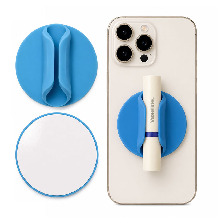 Wholesale custom logo Stick-On Silicone Lip Gloss Holder