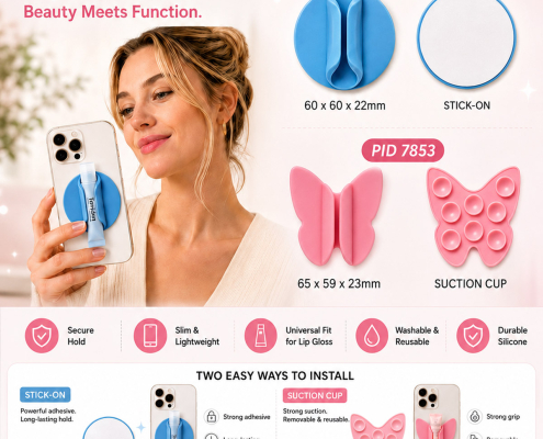 Wholesale Silicone Lip Gloss Phone Holders for Beauty Brands