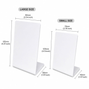 NFC Table Display Stand Size Options Large and small custom NFC table display stand size comparison for restaurants and retail stores